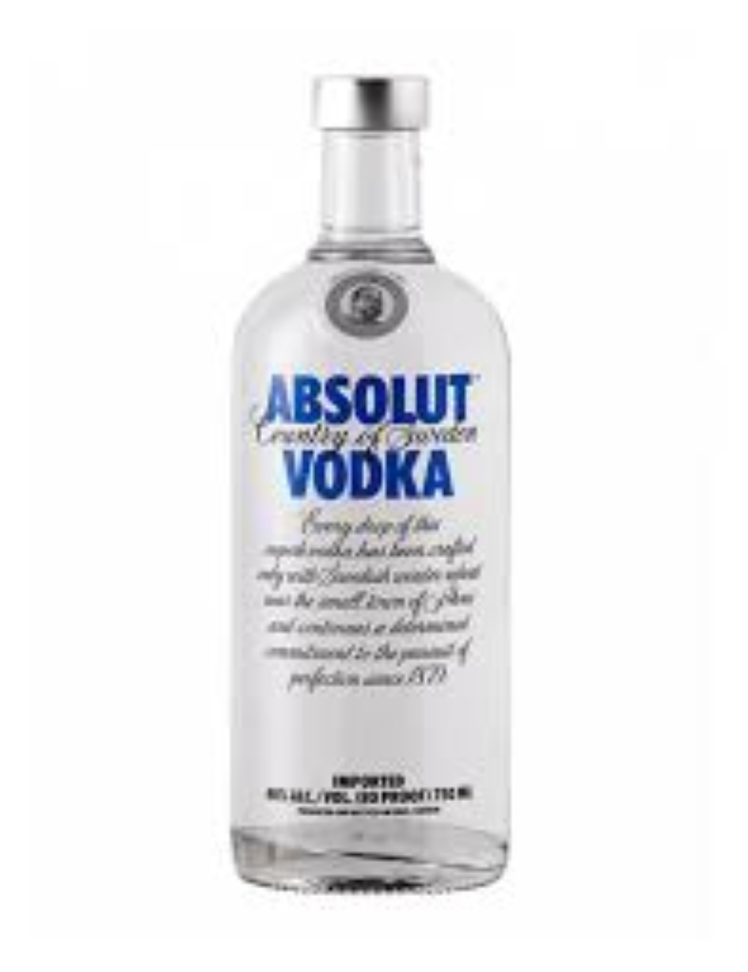 ABSOLUT BLUE PREMIUM VODKA 750ML